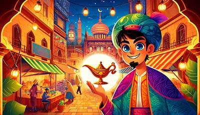 Psychologický rozboj pohádky - Aladin a kouzelná lampa